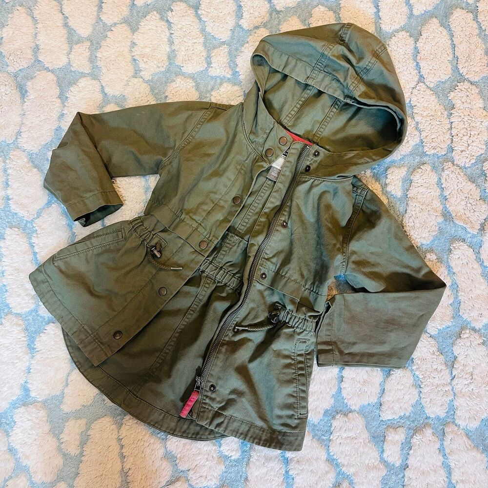 Hooded Twill Utility Scout Jacket for Girls Size XS (5)